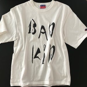 Champion “bad kid” white t shirt